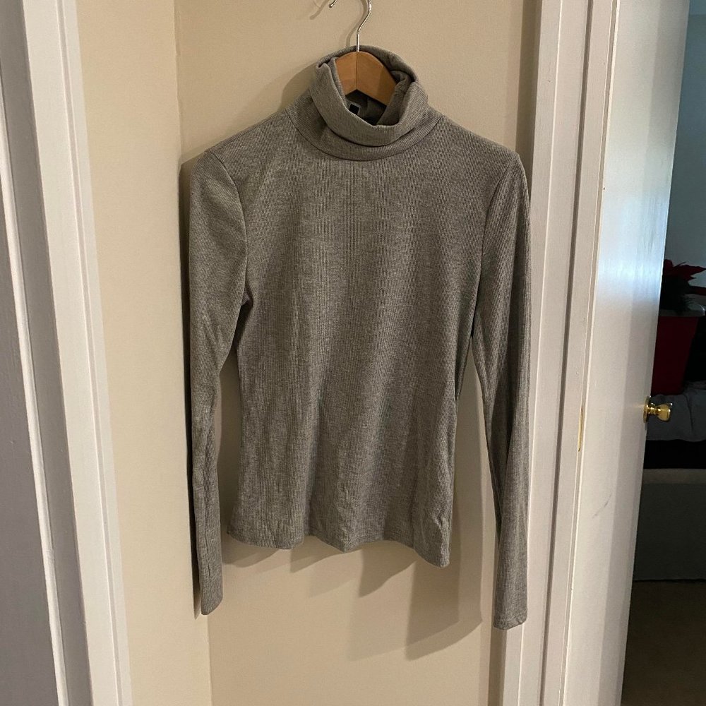 Gray Turtle Neck